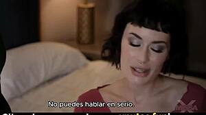 Passionate Brunette In Stockings Enjoys Fucking Spanish Sub