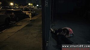 sucks cock outdoors, guys make passes at femmes with glasses