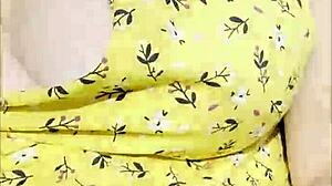 wifey flashes big tits driving in car part 3