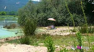 Elena De La Vega Picks Up Guys For Outdoor Fucks