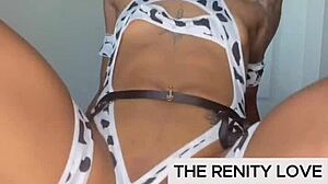 I squirted everywhere while masturbating as Serenity Love in this ebony solo compilation, oh shit what a mess