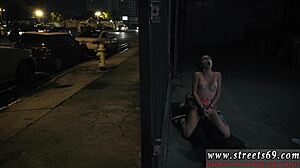 sucks cock outdoors, guys make passes at femmes with glasses