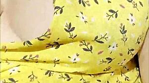 wifey flashes big tits driving in car part 3