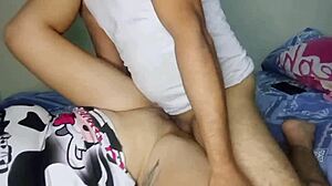 hey, padrastro sneaks in hijastra’s room, no condom