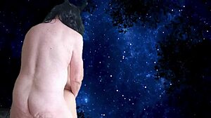 Intense Outdoor Halloween Orgasm