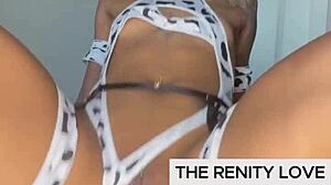 I squirted everywhere while masturbating as Serenity Love in this ebony solo compilation, oh shit what a mess