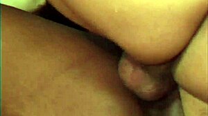 bent hooker licks balls while riding hairy black tattooed stud