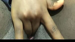 Intense Black Wet Pussy Solo Masturbation With Huge Ass