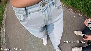 Valentina Wetting Jeans Three Times at Fortress Park