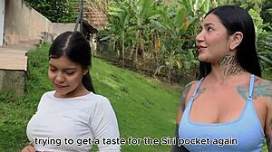 workout routine turns into hot sex with tattooed latina dilan clavijo part 1 - i mean, it's so intense and quickie-like, you know?