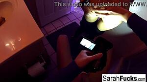 Sarah Jessie Giving Blowjob in Bathroom?