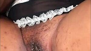 this black maid wants a young 18+ guy to fuck her well