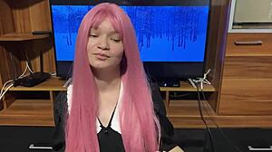 i feel so excited watching step sister show her blowjob skills