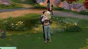 the military guy sneaks into the park for some public outdoor fun with a blowjob