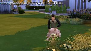 the military guy sneaks into the park for some public outdoor fun with a blowjob