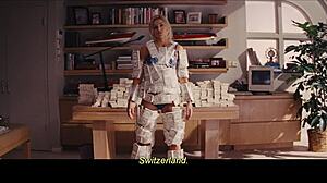 Blonde MILF Shares Intense Kiss With Brunette