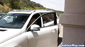 Sensual bath scissoring 😘