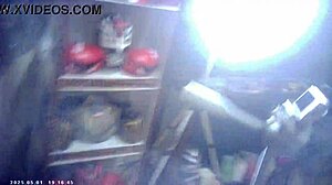 Behind The Scenes With Glasses Brunette Babe