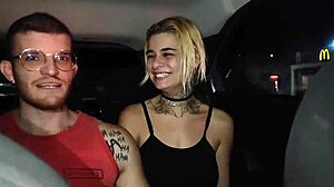 Gay Couple Engages In Bareback Blowjob In Uber