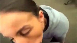 Watch the husband and wife sucking the black guy's cock? It's their american dream threesome