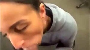 Watch the husband and wife sucking the black guy's cock? It's their american dream threesome