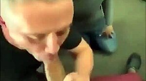 Watch the husband and wife sucking the black guy's cock? It's their american dream threesome