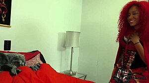 hot ebony threesome with bisexual women taking on one big black cock 😏