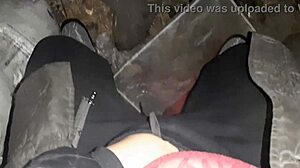 village girl gets off hot in a freezing barn, so wild! 🔥