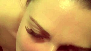 Horny milf swettysvett sucks in the bathroom after a steamy workout