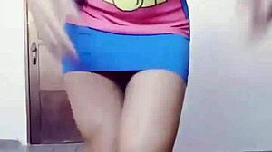 Dancing Girl Performs With Teen Energy