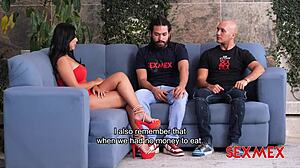 Sexmex Star Lina Henao Breastfeeds Husband's Friend in Lactating Quickie. How Far Will She Go?