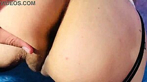 Fucking my neighbor's curvy Mexican wife doggystyle, she loves it.