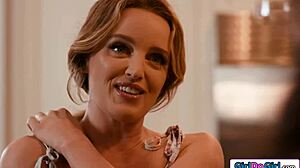 Petite Small 18+ Tits Milf Footfucks Her Blonde Neighbors Pussy