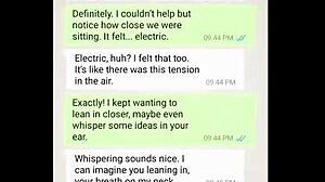 The coworkers are moaning and talking dirty about their wild fantasies at work