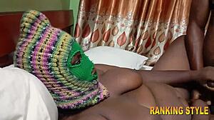 Beautiful woman enjoys deepthroat and doggystyle with big black cock at midnight