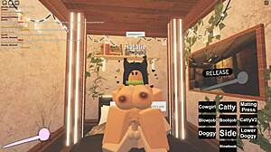 In This Roblox Scene, She Takes Deepthroat And Anal Doggystyle Sex.