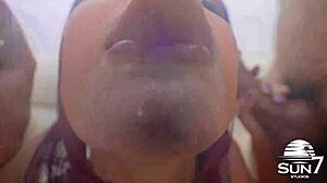 hey babe, wanna see your wife handle two cocks as my gift?