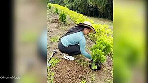 Wow, I Paid This Young Colombian Farm Girl to Milk Me! 🐄💦