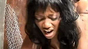 Nyomi Banxxx's Bubble Butt Covered in Cum During Threesome with Big Black Cock