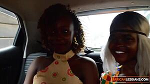 Hey, check out these real amateur ebony lesbians eating pussy and fingering until they squirt 😏