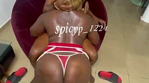 Slutty Lesbian Friend with Big Ass Dances and Kisses Wildly