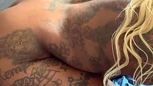 blonde and having fun