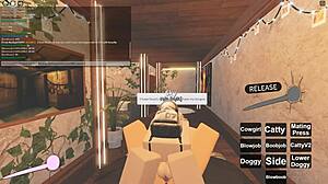 In This Roblox Scene, She Takes Deepthroat And Anal Doggystyle Sex.