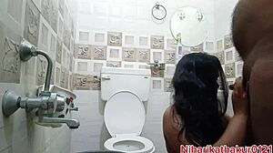 Husband Enjoys Wife's Ass In Steamy Bathroom