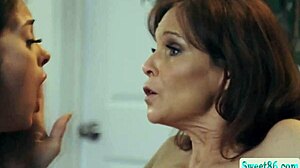 lesbian friends dive into a pussy licking threesome with seduction and orgasms 😍👅