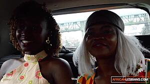 Hey, check out these real amateur ebony lesbians eating pussy and fingering until they squirt 😏