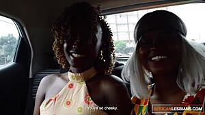 Hey, check out these real amateur ebony lesbians eating pussy and fingering until they squirt 😏