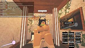 In This Roblox Scene, She Takes Deepthroat And Anal Doggystyle Sex.