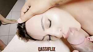 Cassiana Costa Loves Sucking Big Black Cocks And Taking Hot Cum!