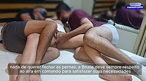 I watch my hotwife bruna silva get impregnated by the eater while I cuckold